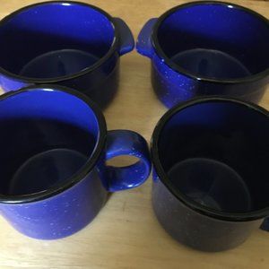 Von Pok & Chang  Blue Speckle 2 Ceramic Bowls only